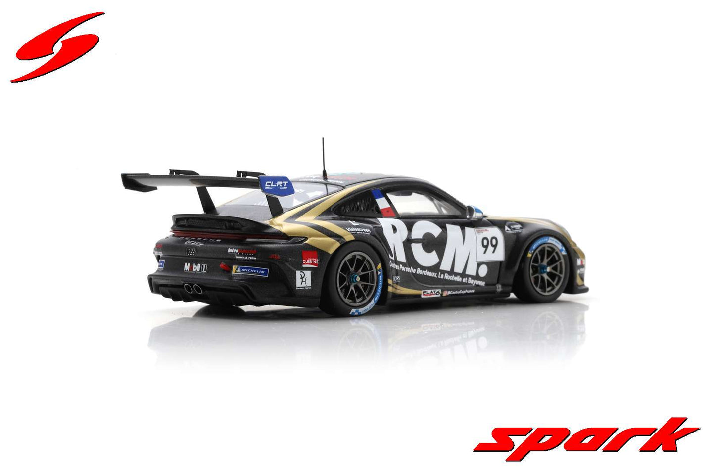 Spark 1:43 Porsche 911 GT3 Cup No.99 Porsche Carrera Cup France Champion 2022 Marvin Klein SF301