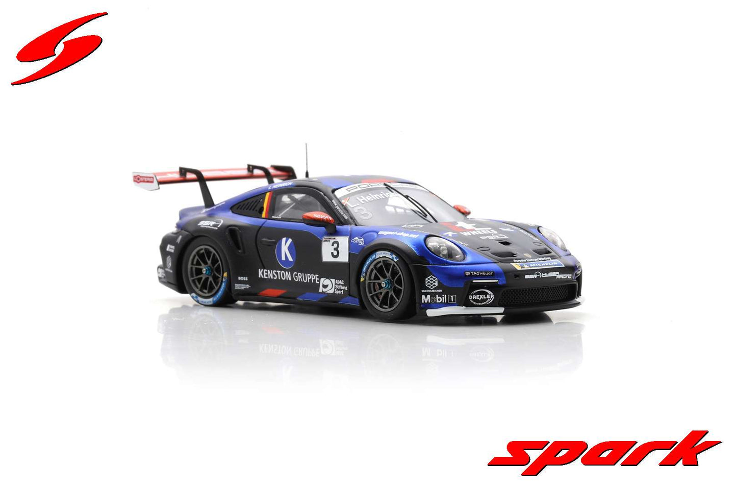 Spark 1:43 Porsche 911 GT3 Cup No.3 Porsche Carrera Cup Deutschland Champion 2022 Laurin Heinrich SG881