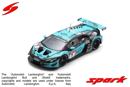 Spark 1:43 Lamborghini Huracan GT3 EVO No.7 Konrad Motorsport 24H Nürburgring 2023 A.Jefferies - Y.Buurman - D.Soufi - P.Lefterov SG919