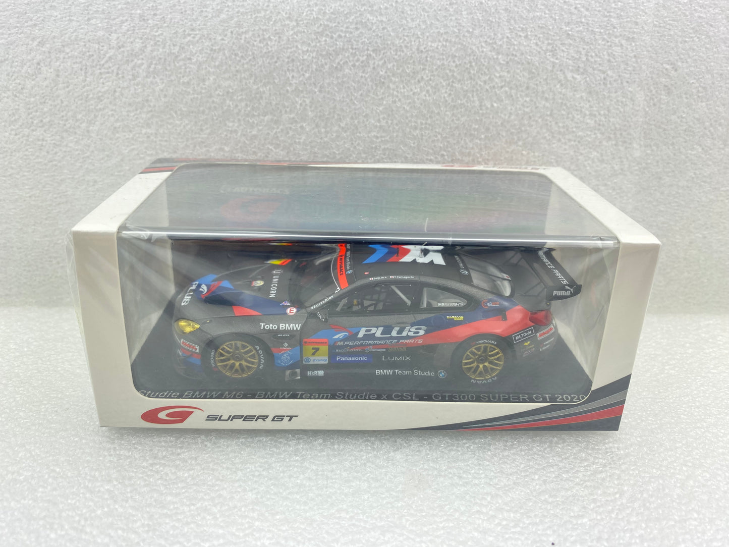 Spark 1:43 BMW M6 #7 BMW Team Studie x CSL GT300 SUPER GT 2020 Seiji Ara - Tomohide Yamaguchi SGT005