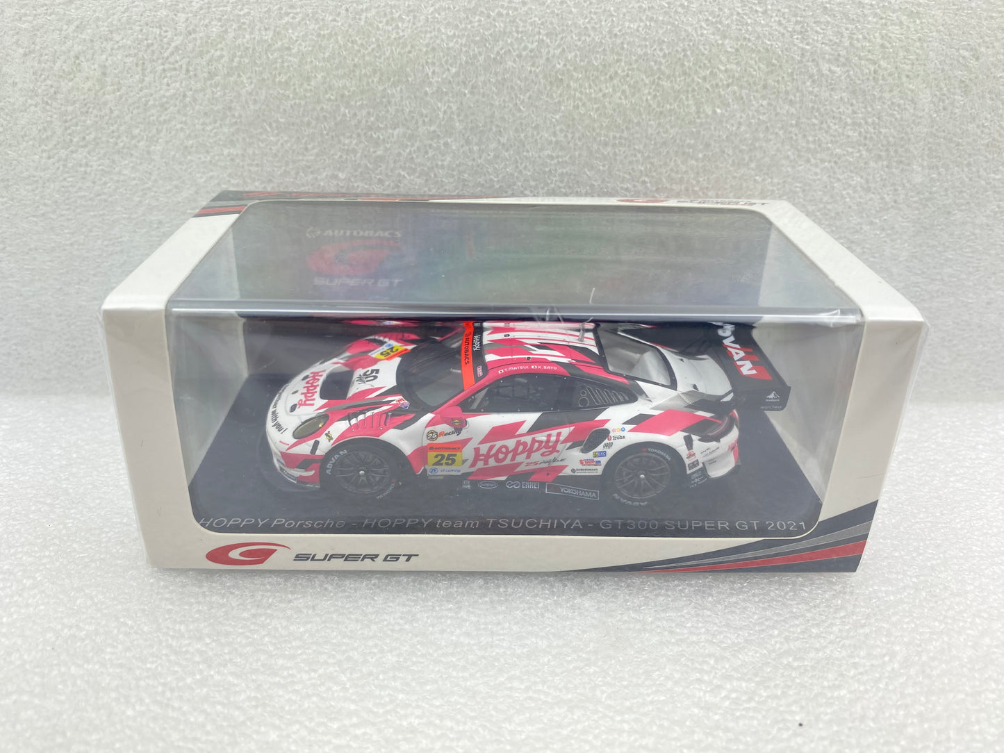 Spark 1:43 Porsche 911 GT3 #25 HOPPY team TSUCHIYA SGT017