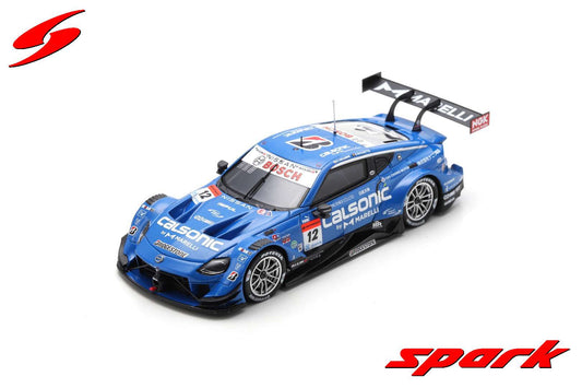 Spark 1:43 CALSONIC IMPUL Z No.12 TEAM IMPUL Series Champion Nissan Z GT500 Class SUPER GT 2022 Kazuki Hiramine - Bertrand Baguette SGT021