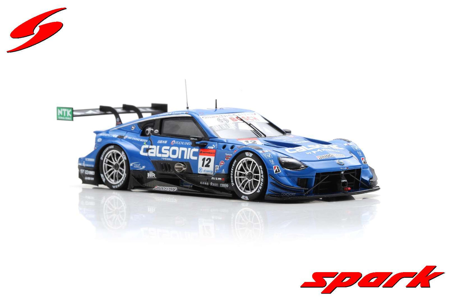 Spark 1:43 CALSONIC IMPUL Z No.12 TEAM IMPUL Series Champion Nissan Z GT500 Class SUPER GT 2022 Kazuki Hiramine - Bertrand Baguette SGT021