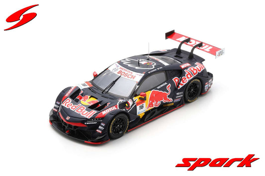 Spark 1:43 Red Bull MOTUL MUGEN Honda NSX-GT No.16 TEAM Red Bull MUGEN GT500 SUPER GT 2022 Ukyo Sasahara - Toshiki Oyu SGT025