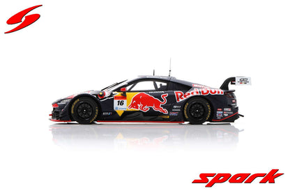Spark 1:43 Red Bull MOTUL MUGEN Honda NSX-GT No.16 TEAM Red Bull MUGEN GT500 SUPER GT 2022 Ukyo Sasahara - Toshiki Oyu SGT025