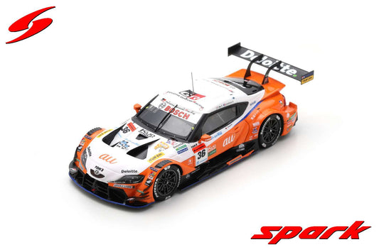 Spark 1:43 au TOM S Toyota GR Supra No.36 TGR TEAM au TOM S GT500 SUPER GT 2022 Sho Tsuboi - Giuliano Alesi SGT030