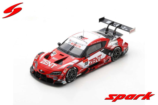 Spark 1:43 ZENT CERUMO Toyota GR Supra No.38 TGR TEAM ZENT CERUMO GT500 SUPER GT 2022 Yuji Tachikawa - Hiroaki Ishiura SGT032