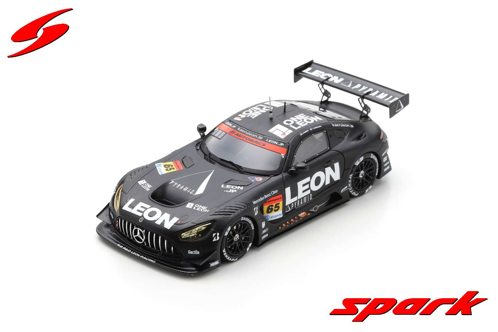 1:43 SPARK Mercedes-Amg #65 K2 Leon Pyramid Racing Gt300 Super Gt 2023 1:43 SPARK Mercedes-Amg #65 K2 Leon Pyramid Racing Gt300 Super Gt 2023