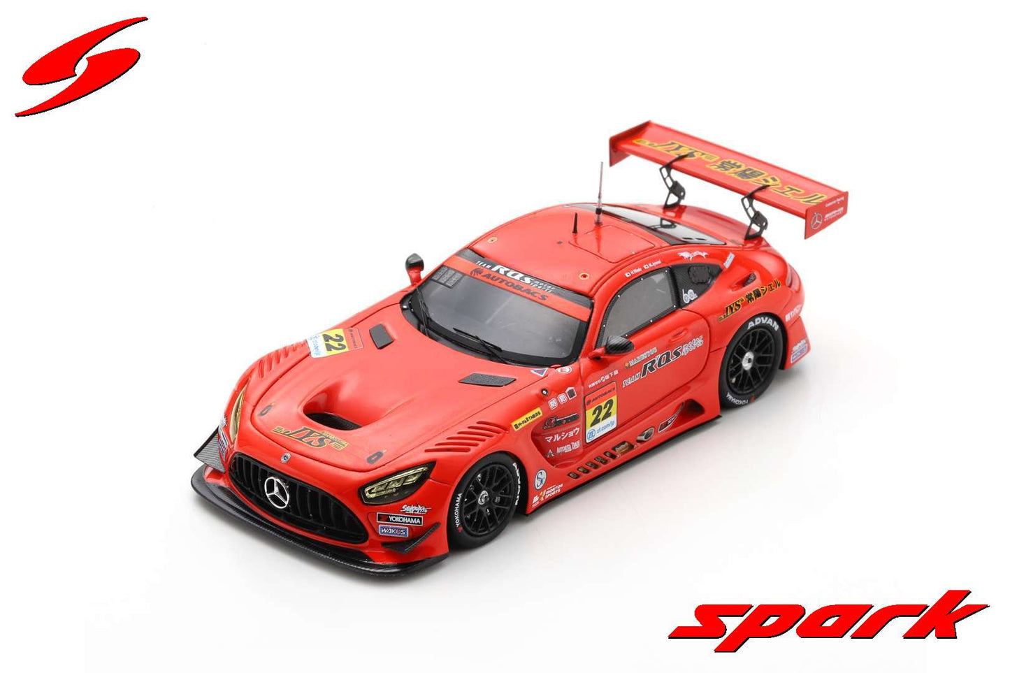 Spark 1:43 Mercedes-Amg GT3 #22 R’Qs MOTOR SPORTS GT300 SUPER GT 2022 Hisashi Wada - Masaki Jyonai SGT044