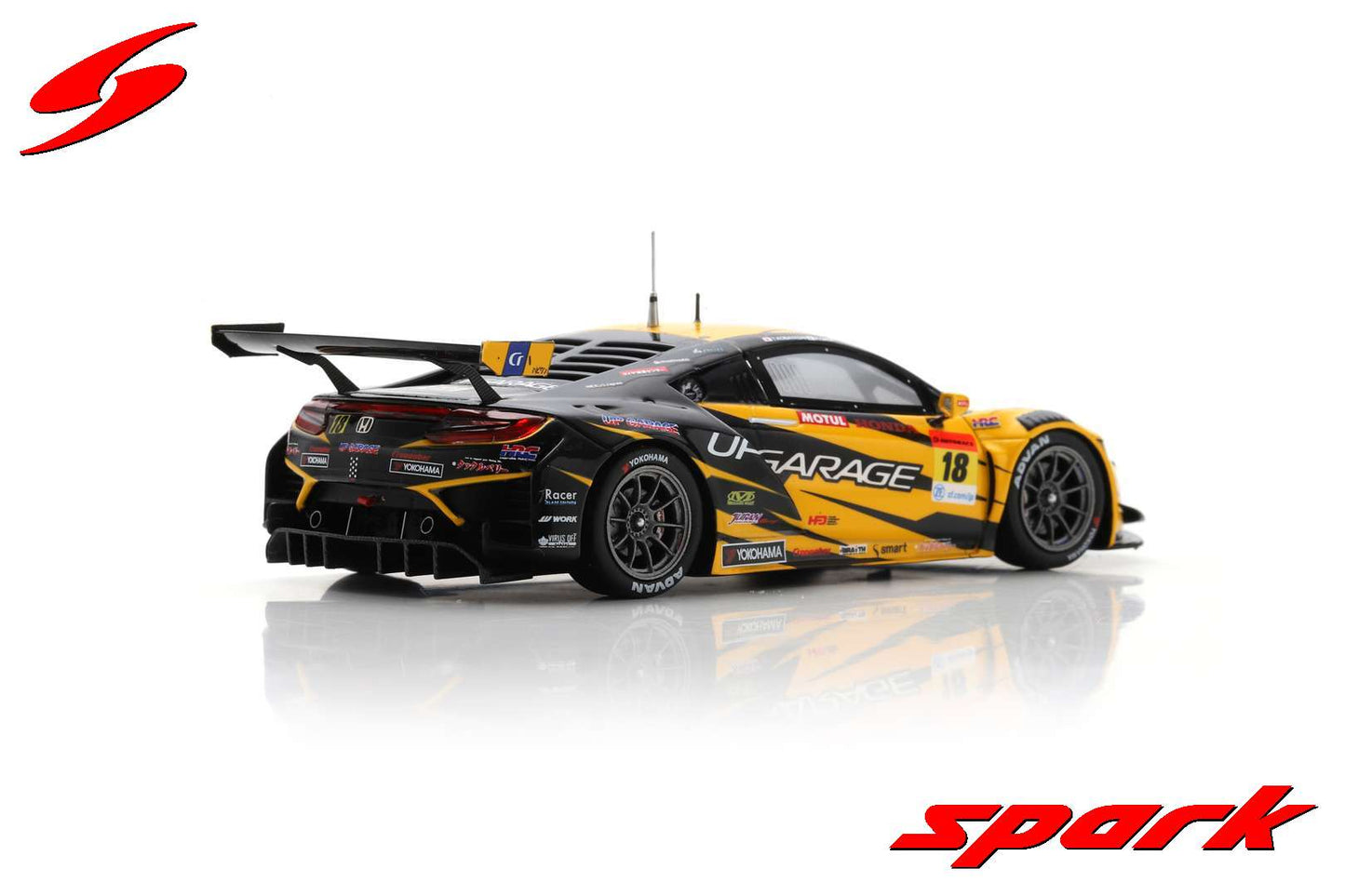 Spark 1:43 UPGARAGE Honda NSX GT3 No.18 TEAM UPGARAGE GT300 SUPER GT 2022 Takashi Kobayashi - Kakunoshin Ohta SGT045