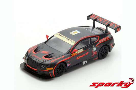 Spark 1:64 Bentley Continental GT3 #8 Macau GP FIA GT World Cup 2015 Bentley Team Absolute Adderly Fong Y104