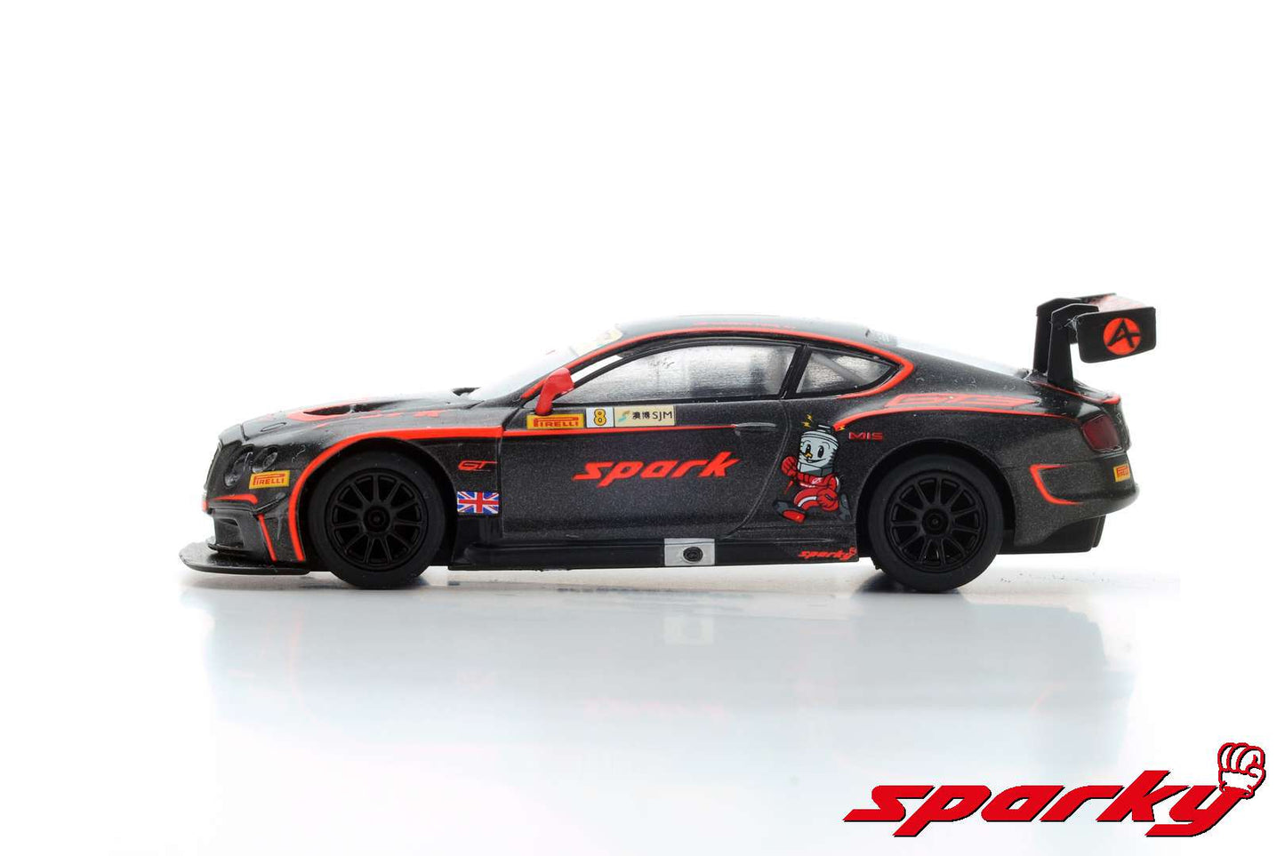 Spark 1:64 Bentley Continental GT3 #8 Macau GP FIA GT World Cup 2015 Bentley Team Absolute Adderly Fong Y104