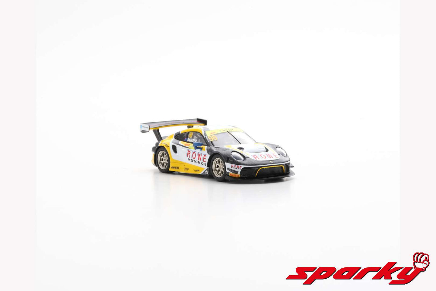 Spark 1:64 Porsche 911 GT3 R #98 ROWE Racing 3rd FIA GT World Cup Macau 2019 Earl Bamber Y167