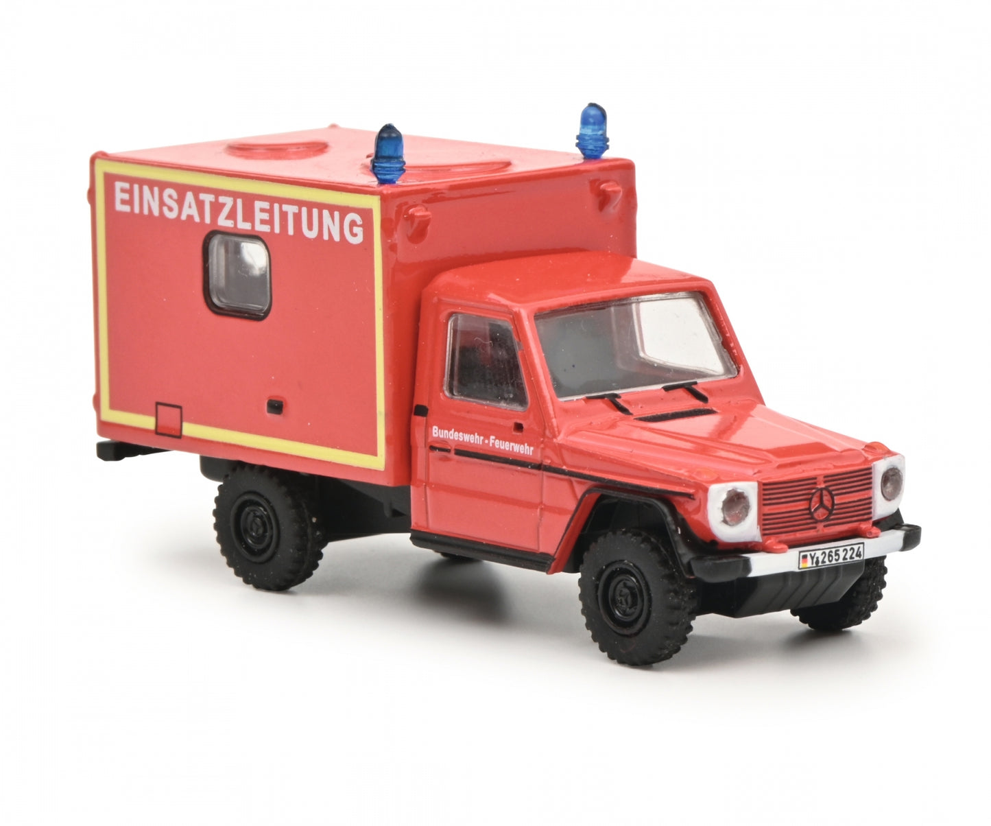 Schuco 1:87 Wolf Sanka Mercedes-Benz G-Class Bundeswehr fire brigade 452668700