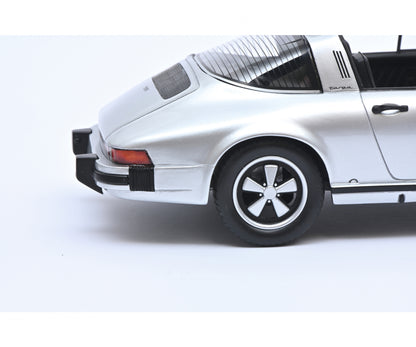 Schuco 1:18 Porsche 911 Targa Silver 450029800