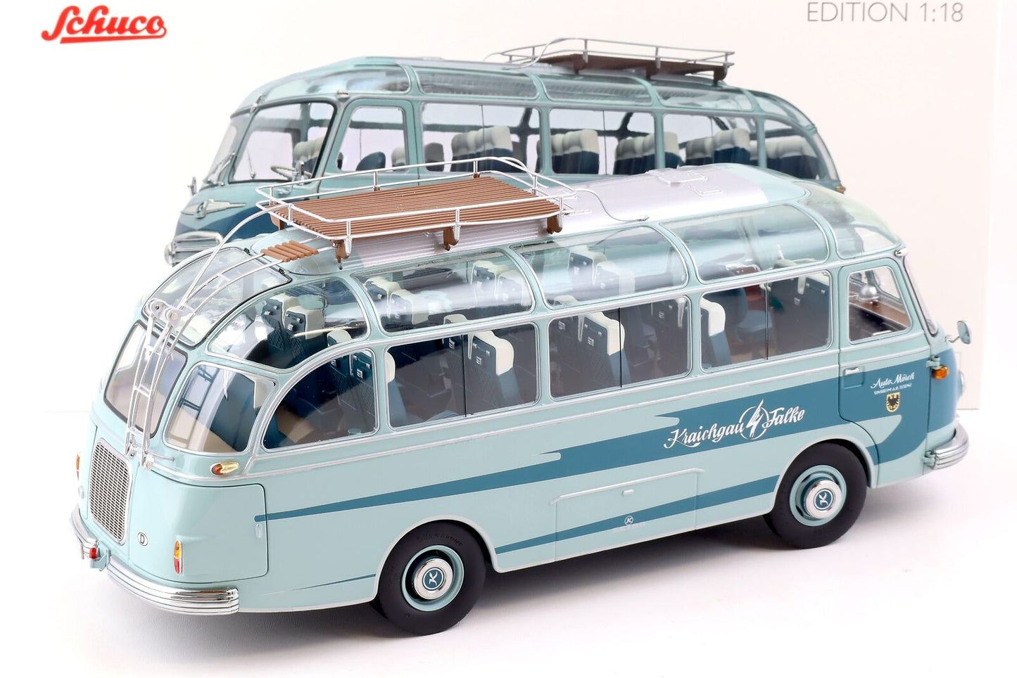 Schuco 1:18 Setra S6 Bus Kraichgaufalke 450034900