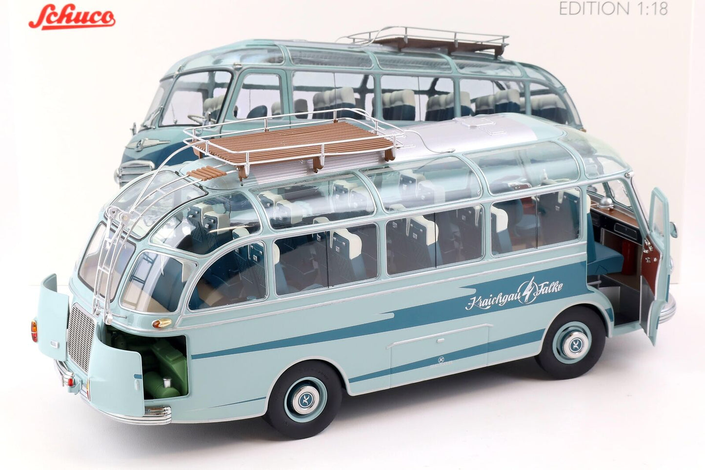 Schuco 1:18 Setra S6 Bus Kraichgaufalke 450034900