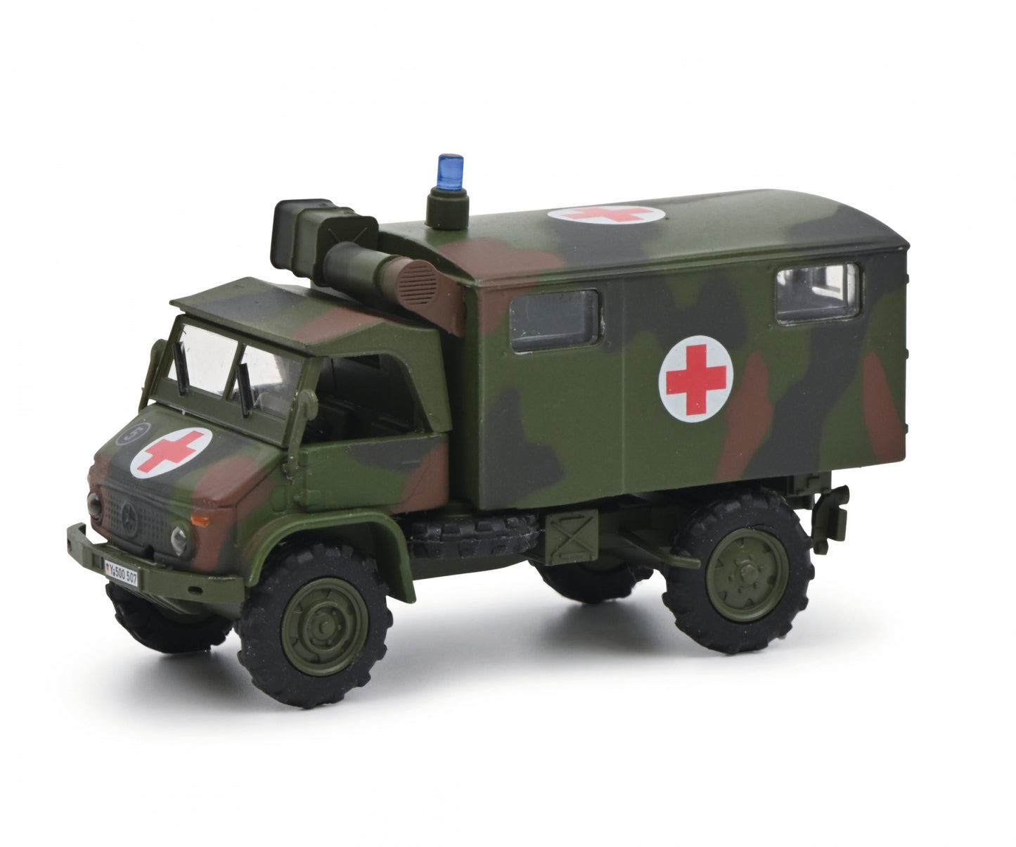 Schuco 1:87 Mercedes-Benz Unimog S404 Red Cross Camouflaged Bundeswehr 452667000
