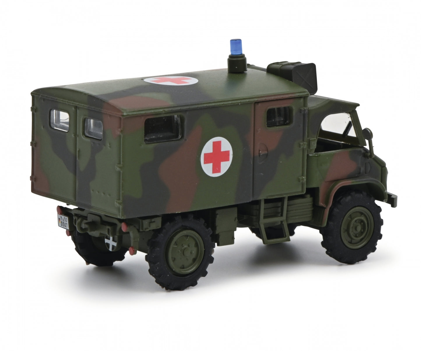 Schuco 1:87 Mercedes-Benz Unimog S404 Red Cross Camouflaged Bundeswehr 452667000