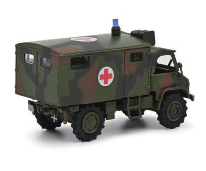 Schuco 1:87 Mercedes-Benz Unimog S404 Red Cross Camouflaged Bundeswehr 452667000