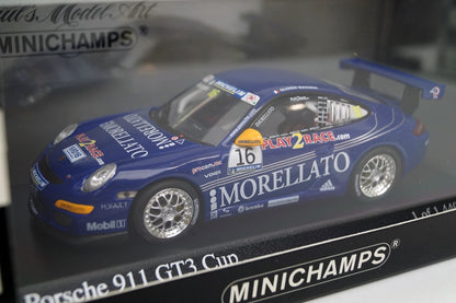 Minichamps 1:43 Porsche 911 GT3 #16 Olivier Maximin Porsche Supercup 2006 400066416