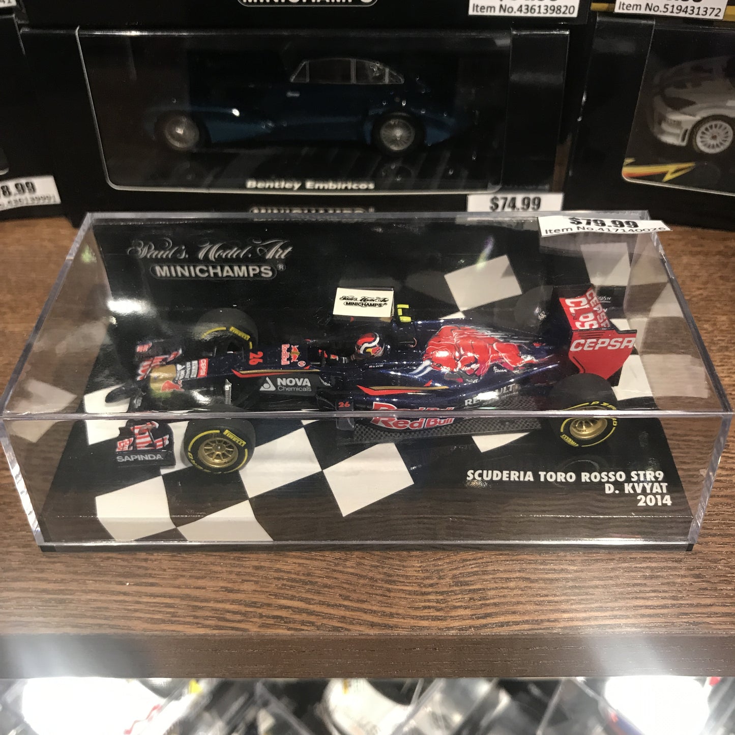 Minichamps 1:43 Scuderia Toro Rosso STR9 #26 Daniil Kvyat 2014 F1 Formula One 417140026