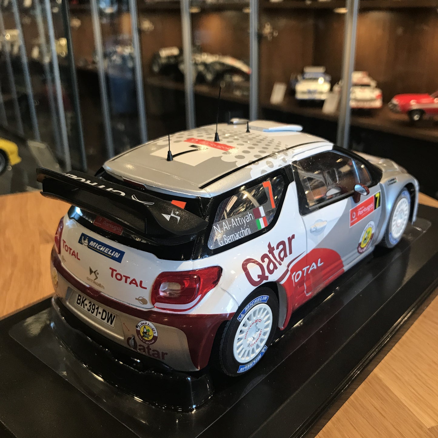 Norev 1:18 Citroen DS3 #7 WRC Rally Portugal 2012 Al-Attiyah 181558
