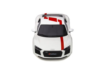 GT Spirit 1:18 Audi R8 V10 RWS TBC 2018 White/Red GT247