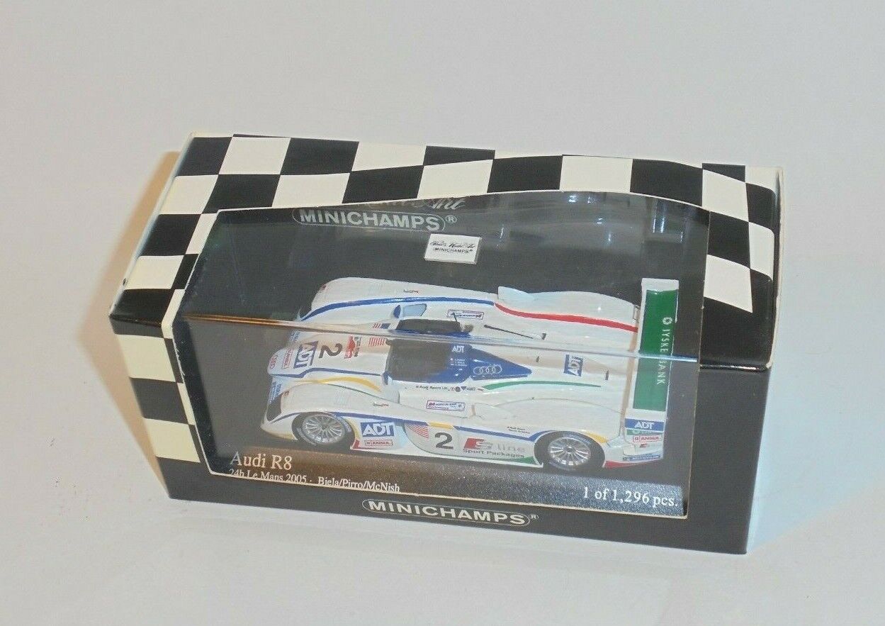 Minichamps 1:43 Audi R8 3rd #2 Place ADT Team 24H Le Mans 2005 400051392