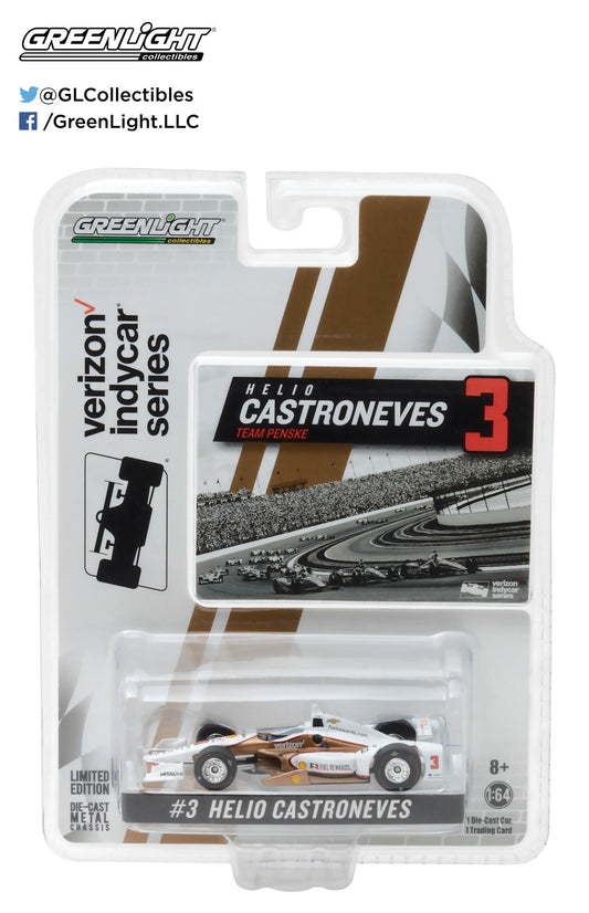 GreenLight 1:64 IndyCar Series 2017 #3 Helio Castroneves / Penske Racing Shell Fuel Rewards 10798