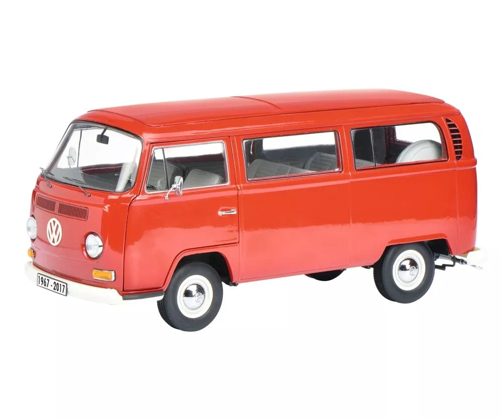 Schuco 1:18 Volkswagen VW T2a Bus anniversary Edition 50 years Red 450019600