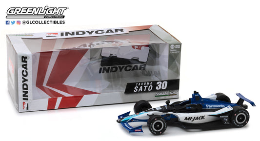 GreenLight 1:18 IndyCar Series 2018 #30 Takuma Sato / Rahal Letterman Lanigan Racing, Mi-Jack 11028