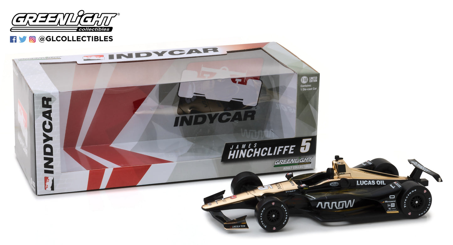 GreenLight 1:18 IndyCar Series 2018 #5 James Hinchcliffe / Schmidt Peterson Motorsports, Arrow 11029