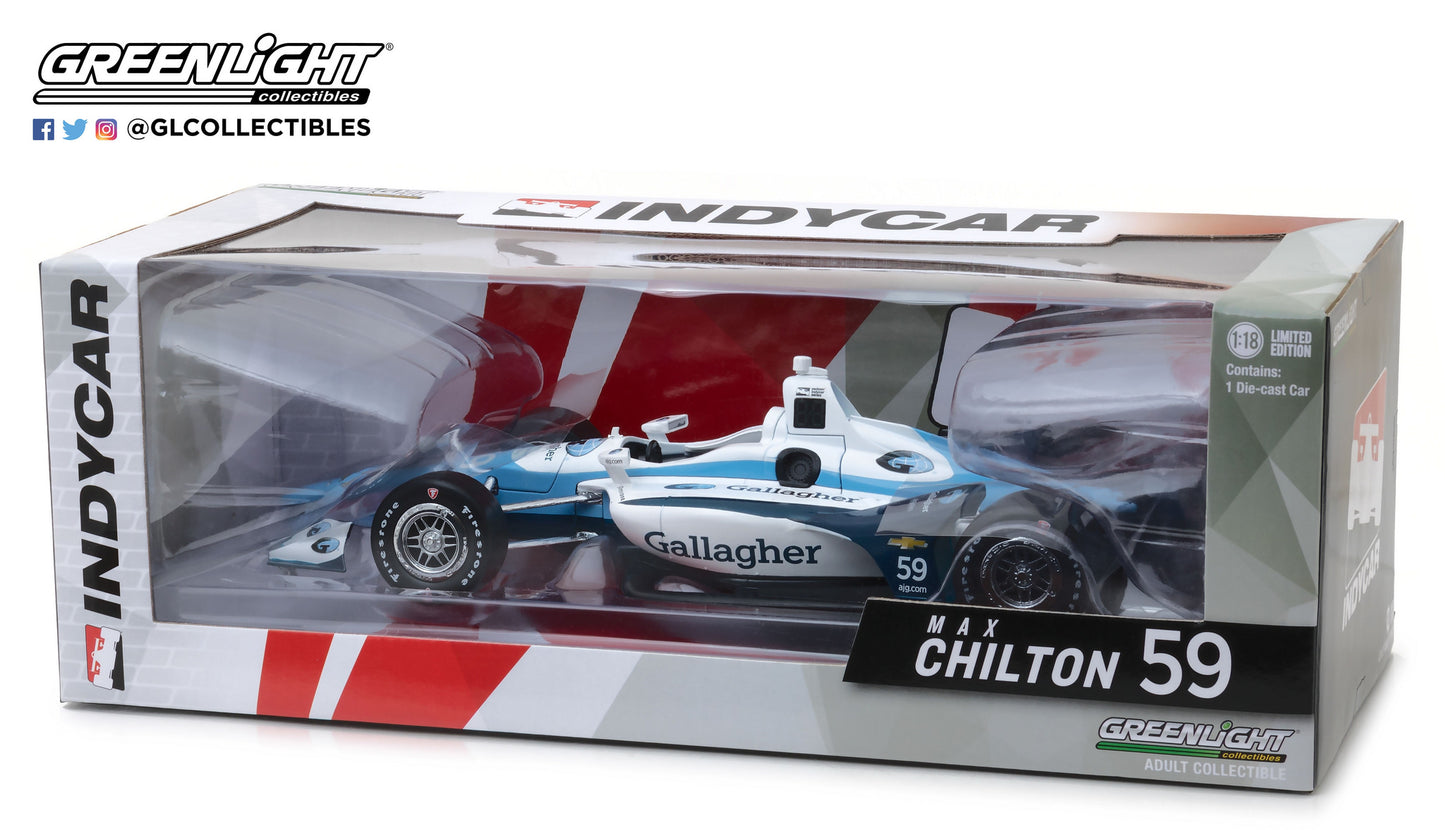 GreenLight 1:18 IndyCar Series 2018 #59 Max Chilton / Carlin Gallagher 11035