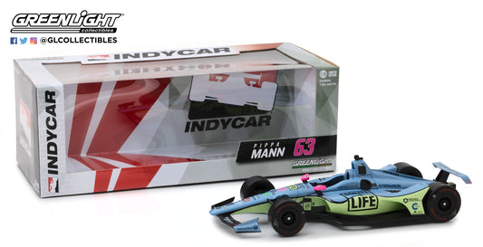GreenLight 1:18 IndyCar Series 2018 #63 Pippa Mann / Dale Coyne Racing, Donate Life Indiana 11038