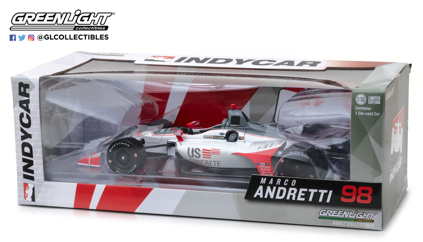 GreenLight 1:18 IndyCar Series 2018 #98 Marco Andretti / Andretti Autosport, US Concrete 11042