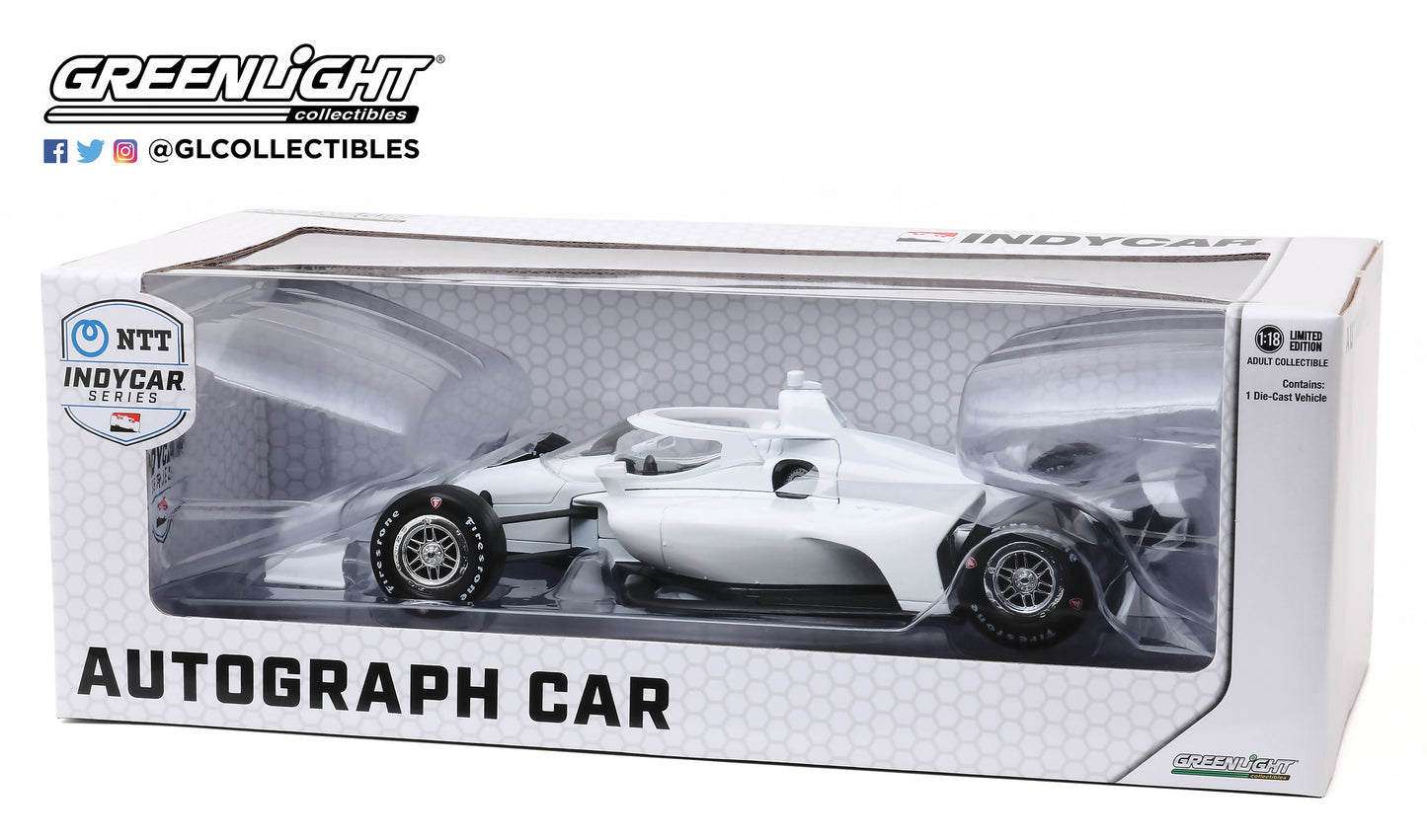GreenLight 1:18 2020 NTT IndyCar Series - White Autograph IndyCar 11075