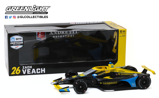 GreenLight 1:18 2020 NTT IndyCar Series - #26 Zach Veach / Andretti Autosport, Gainbridge 11076