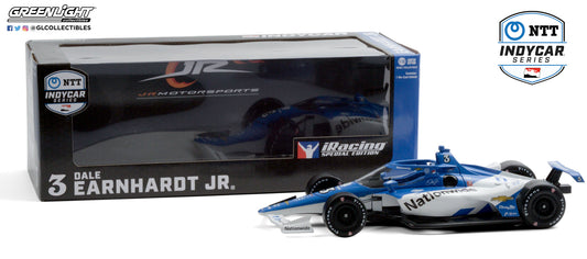 GreenLight 1:18 2020 NTT IndyCar Series iRacing - #3 Dale Earnhardt, Jr. / JR Motorsports, Nationwide 11099