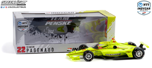 GreenLight 1:18 2021 NTT IndyCar Series - #22 Simon Pagenaud / Team Penske, Menards 11108