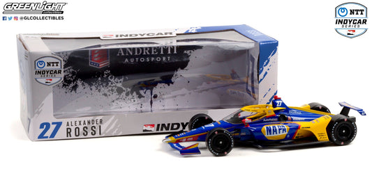 GreenLight 1:18 2021 NTT IndyCar Series - #27 Alexander Rossi / Andretti Autosport, NAPA AUTO PARTS 11110