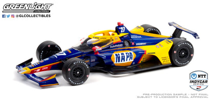 GreenLight 1:18 2021 NTT IndyCar Series - #27 Alexander Rossi / Andretti Autosport, NAPA AUTO PARTS 11110