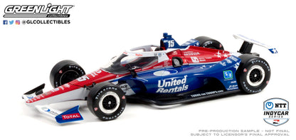 GreenLight 1:18 2021 NTT IndyCar Series - #15 Graham Rahal / Rahal Letterman Lanigan Racing, United Rentals 11114