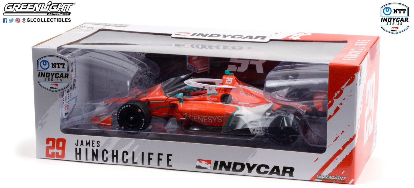 GreenLight 1:18 2021 NTT IndyCar Series - #29 James Hinchcliffe / Andretti Steinbrenner Autosport, Genesys 11119