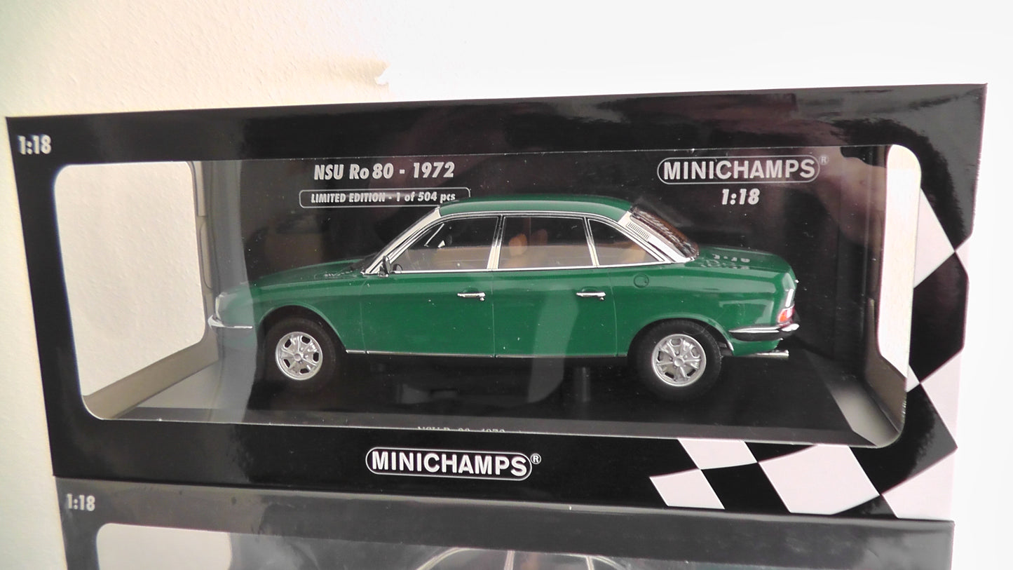 Minichamps 1:18 NSU RO 80 1972 Green 151015405