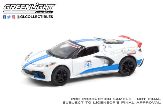 GreenLight 1:64 GreenLight Muscle Series 25 - 2020 Chevrolet Corvette C8 Stingray Coupe - #145 Track Battle 13300-E