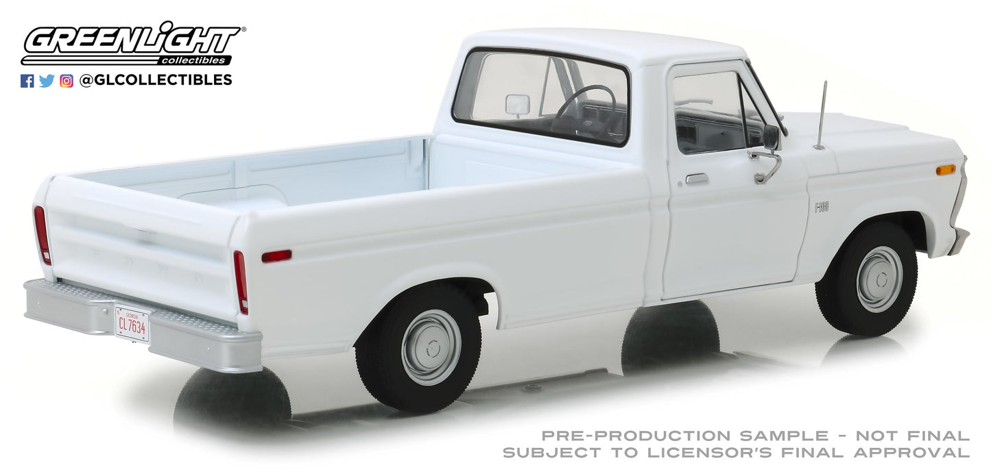 GreenLight 1:18 1973 Ford F-100 - White 13536