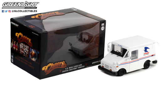 GreenLight 1:18 Cheers (1982-93 TV Series) - Cliff Clavin s U.S. Mail Long-Life Postal Delivery Vehicle (LLV) 13572