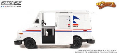 GreenLight 1:18 Cheers (1982-93 TV Series) - Cliff Clavin s U.S. Mail Long-Life Postal Delivery Vehicle (LLV) 13572