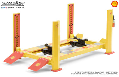 GreenLight 1:18 Four-Post Lift - Shell Oil #2 13583